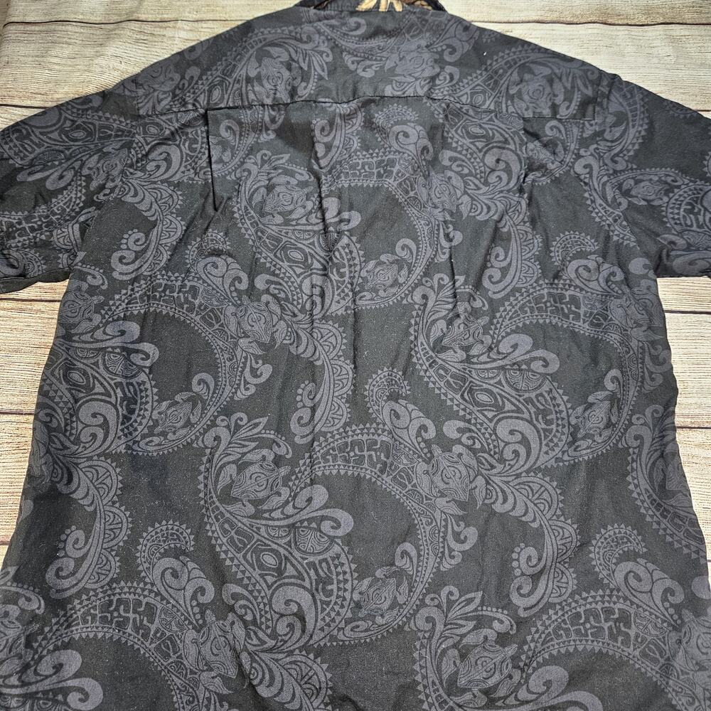 Pacific Legend Apparel Men's Large Shirt Hawaiian Button Up Floral Beach USA - Picture 5 of 6